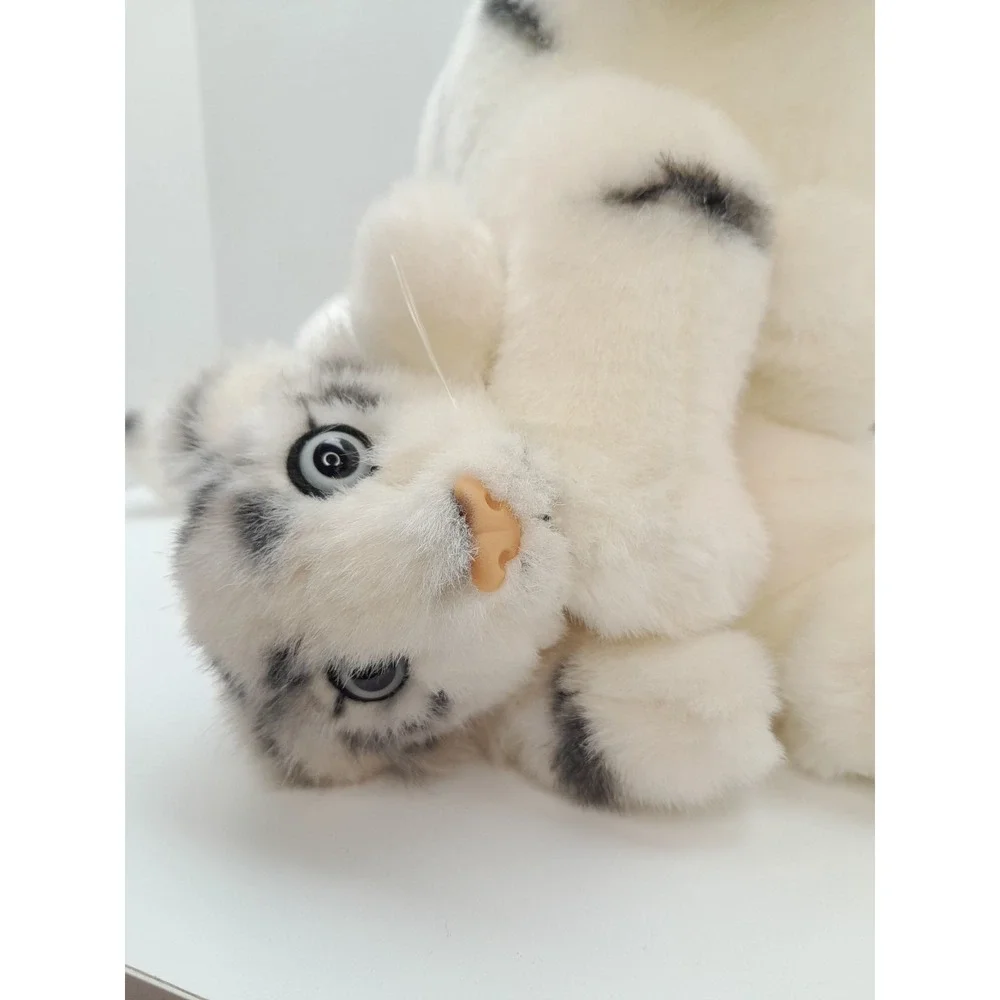 Ringling Brothers Bros Barnum & Bailey Circus Plush White Tiger w/Cub 13